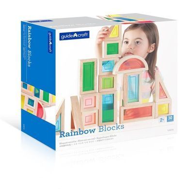 Кубики Guidecraft Block Play Велика веселка, 14 см, 30 шт. (G3016) dt_2243 фото