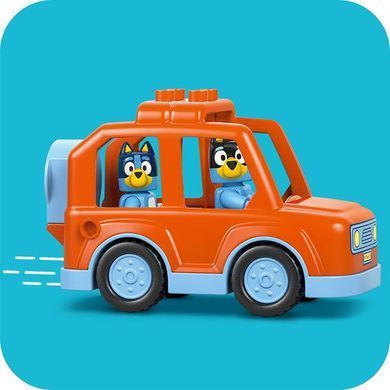 Конструктор LEGO DUPLO Bluey Путешествие с мороженым вместе с Блуи 22 детали (10458)
