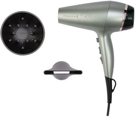 Remington Фен Botanicals, 2300Вт, 3 режими, дифузор, іоніз-я, хол. обдув, м'ятний (362768) AC5860 фото