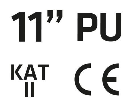 Робочі рукавички VERTO 97H136 універсальні, стійкі до порізів розмір 11/XXL