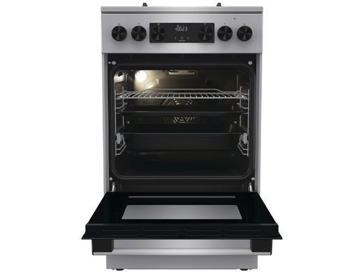 Gorenje Плита комби, 70л, 50x60см, дисплей, чугун, нерж GKS5C70HXF фото