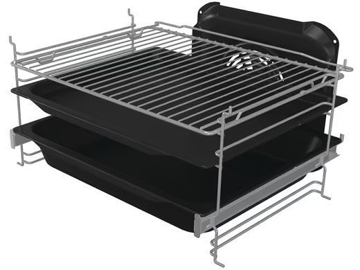 Gorenje Плита комби, 70л, 50x60см, дисплей, чугун, нерж GKS5C70HXF фото