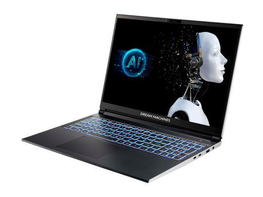 Dream Machines Ноутбук RG4050-16 16FHD+ IPS, Intel Ultra 7-155H, 32GB, F1TB, NVD4050-6, DOS, Серебристый RG4050-16UA26 фото