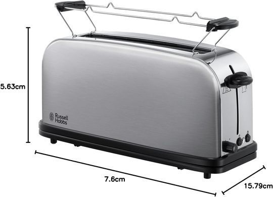Тостер Oxford, Russell Hobbs  серебристый 21396-56 фото