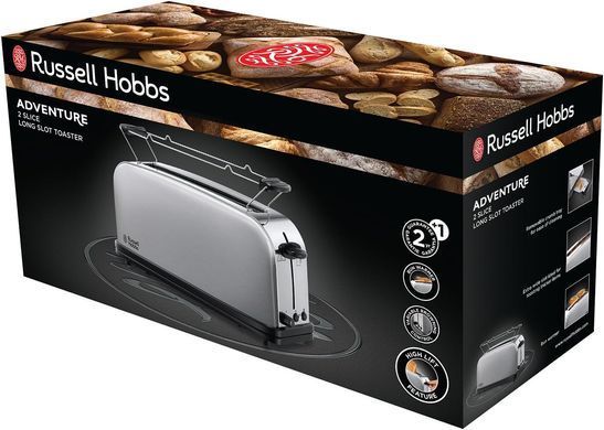 Тостер Oxford, Russell Hobbs  серебристый 21396-56 фото