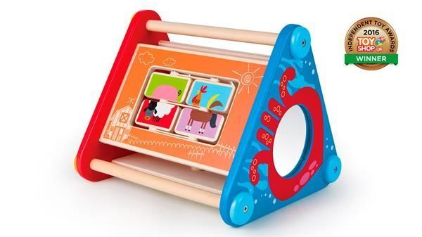 Деревянный бизибокс Hape 5 в 1 (E0434) dt_12129 фото