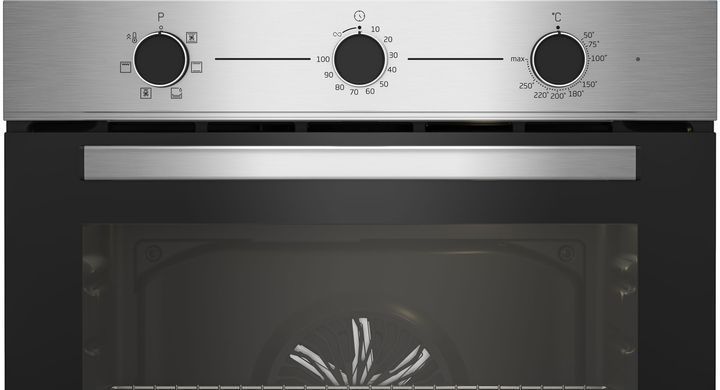 Beko Духова шафа електрична, 66л, A, конвекція, нерж (366890) BBIE12100XC фото