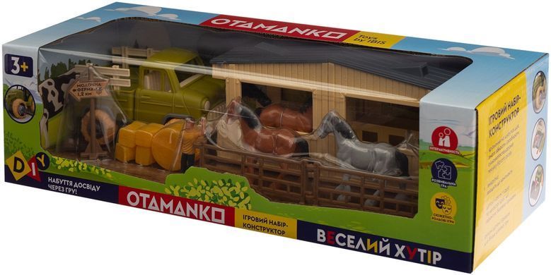 Игровой набор OTAMANKO Веселый хутор (грузовик и конюшня с лошадями) ibs_5320161 фото