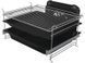 Gorenje Плита комби, 70л, 50x60см, дисплей, чугун, нерж GKS5C70HXF