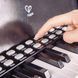 Дитяче піаніно Hape 25 клавіш зі стільцем і підсвіткою чорний (E0629) dt_28385