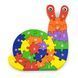Деревянный пазл Viga Toys Улитка по буквам (55252) dt_1271