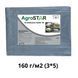 Тент универсальный "AgroStar" 160(3*5) серый
