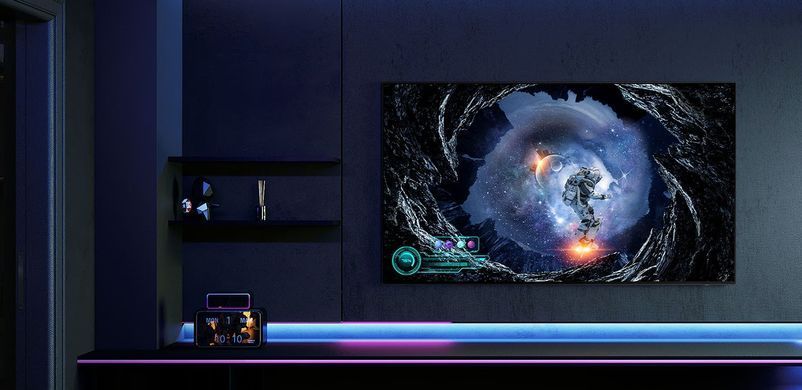 Samsung Телевизор 48" OLED 4K UHD 100Hz(144Hz) Smart Tizen Black QE48S90DAEXUA фото