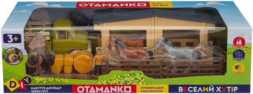Игровой набор OTAMANKO Веселый хутор (грузовик и конюшня с лошадями) ibs_5320161 фото