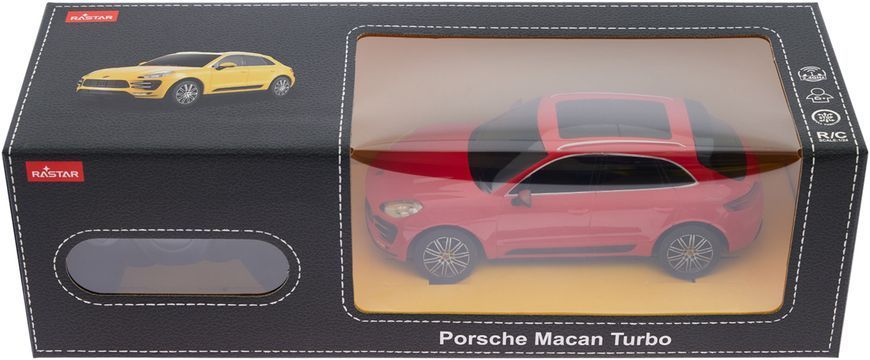 Машинка Rastar Porsche Macan Turbo 1:24 Червоний