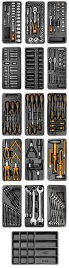 Візок для інструментів Neo Tools PRO 84-225+G з 12 ящиками та набором професійних інструментів 84-225+G фото