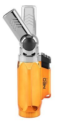 Газовый паяльник Neo Tools пьезоподжиг, 1200&deg;C, объем 12.6г, 0.286кг (19-905)