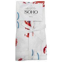 Кухонний текстиль SOHO Наб. руш. 40*40см бавовна 100% Lobster 4 шт.