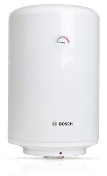 Водонагрівач електр. BOSCH круглий Tronic 2000, 80л, 2кВт, мех. кер-ння, C, білий (346032) 7736506091 фото