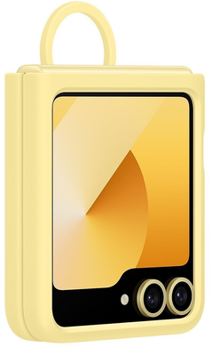 Чохол для смартф. SAMSUNG для Samsung Flip 6 Silicone Case Yellow (EF-PF741TYEGUA) EF-PF741TYEGUA фото