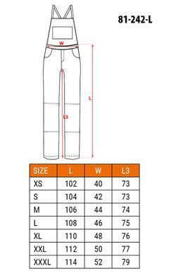 Робочий напівкомбінезон Neo Tools 81-242 CAMO L