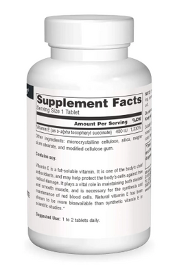 Vitamin E 400 IU D-Alpha Tocopherol - 100 tabs