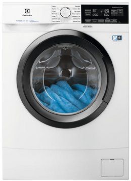 Electrolux Стиральная машина фронтальная, 6кг, 1200, A+++, 41см, дисплей, инвертор, белый EW6SM326SU фото