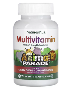 Вітаміни для дітей (Children's Multi-Vitamin Animal Parade) 90 жувальних цукерок асорті