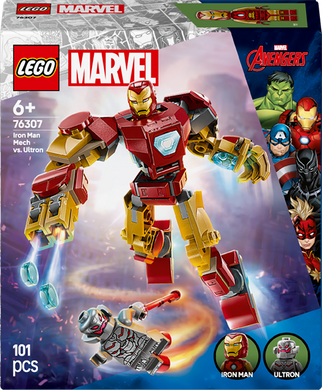 Конструктор LEGO Super Heroes Робот Залізної людини проти Альтрона 101 деталь (76307)