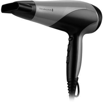 Remington Фен Ionic Dry, 2200Вт, 3 режими, дифузор,турмалинова іоніз-я, хол. обдув, сіро-чорний (362769) D3190S фото