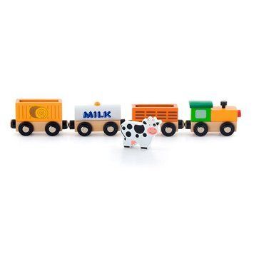Набор для железной дороги Viga Toys Поезд-ферма (50821) dt_9511 фото