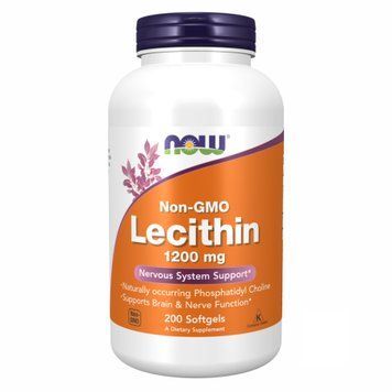 Лецитин Now Foods Sunflower Lecithin 1200 mg 200 капс