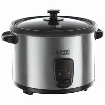 Рисоварка Russell Hobbs Cook&Home, чаша-1.8л, электронное управл., нерж. сталь, черный 19750-56 фото