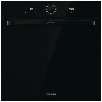 Gorenje Духовой шкаф электрический, 77л, A, пар, дисплей, макс.темпер.-300, черный BOS67371SYB фото