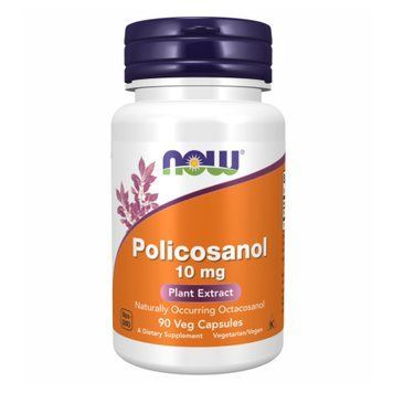 Policosanol 10mg - 90 veg caps Now Foods