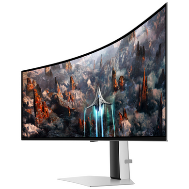 Монитор игры изогнутый OLED 49 ", 5120*1440 240 Гц, 32: 9 Samsung LS49CG930SIXCI 3704113 фото