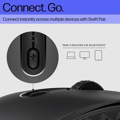 HP Миша 690 Rechargeable, BT, чорний (382819) 7M1D4AA фото