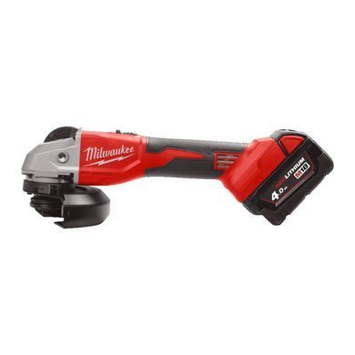 Болгарка (кутова шліфмашина) акумуляторна MILWAUKEE, M18 BLSAG125X-402X, &Oslash;125мм (+ заряд.пристрій, 2 акум.Х 4Аг, HDкейс) 4933492644 фото