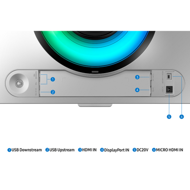Монитор игры изогнутый OLED 49 ", 5120*1440 240 Гц, 32: 9 Samsung LS49CG930SIXCI 3704113 фото