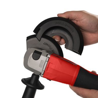 Болгарка (кутова шліфмашина) акумуляторна MILWAUKEE, M18 BLSAG125X-402X, &Oslash;125мм (+ заряд.пристрій, 2 акум.Х 4Аг, HDкейс) 4933492644 фото