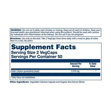 Celery Seed 1010mg - 100 vcaps Solaray