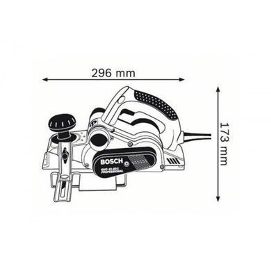 Рубанок Bosch GHO 40-82 C L-BOXX(060159A76A) 060159A76A фото