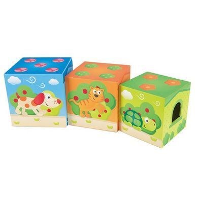 Деревянные кубики Hape Башня со зверятами (E0451) dt_12132 фото