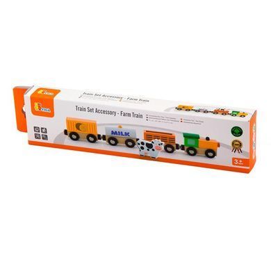 Набір для залізниці Viga Toys Поїзд-ферма (50821) dt_9511 фото