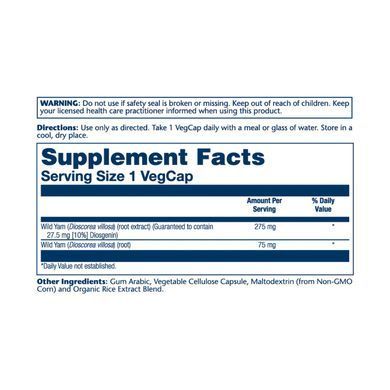 Wild Yam Root Extract 275mg - 60 vcaps Solaray