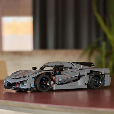 Конструктор LEGO Technic Koenigsegg Jesko Absolut серый гиперкар 801 деталь (42173)