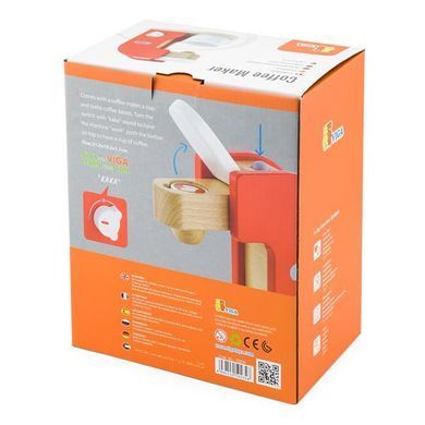 Іграшкова кавоварка Viga Toys з дерева (50234FSC) dt_13100 фото