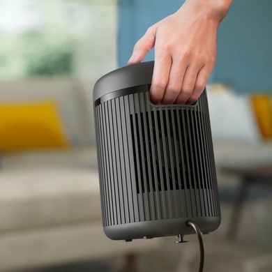 Philips Тепловентилятор Series 2000, 15м2, 1500Вт, электр. упр-ние, керамич. нарев.элемент, темно-серый