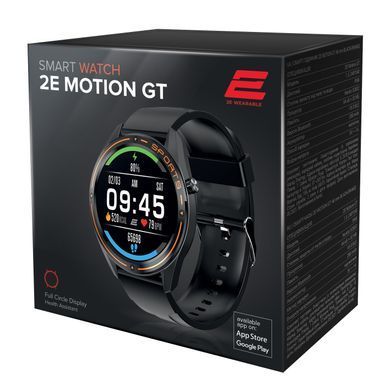 2E Смарт-годинник Motion GT 46 mm Black-Orange (344914) 2E-CWW20BKOR фото