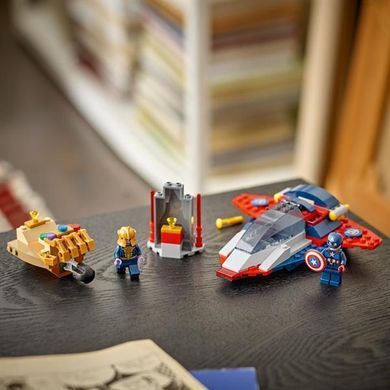 Конструктор LEGO Super Heroes Капітан Америка проти Таноса 107 деталей (76319)